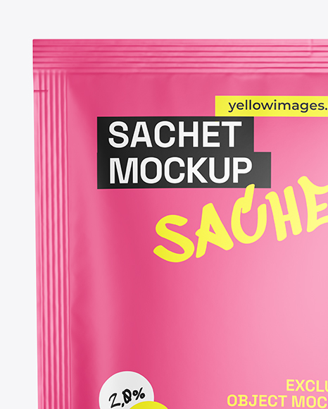 Matte Sachet Mockup