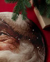 Christmas Round Carpet on The Red Floor Mockup