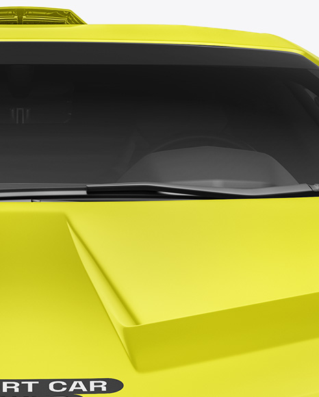 Sport Car Mockup - Front View
