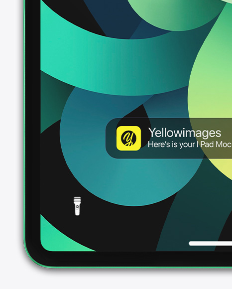 iPad Pro Vertical Mockup