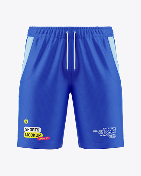 Training Shorts Mockup - Front View