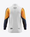 Long Sleeve Training Jacket Mockup - Back View