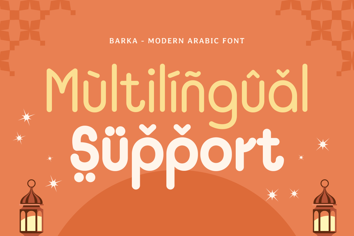 Barka - Modern Arabic Font