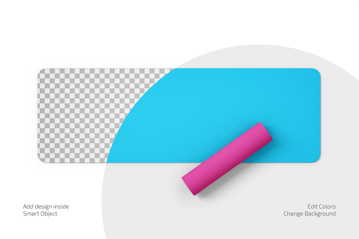 Yoga Mat Mockup Set