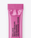 Glossy Stick Sachet Mockup