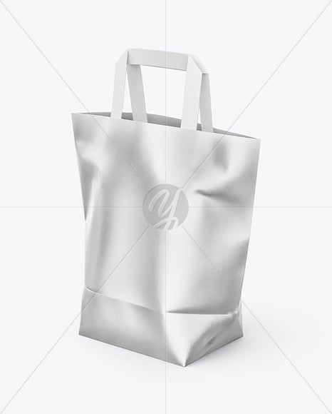 Metallized Paper Bag Mockup
