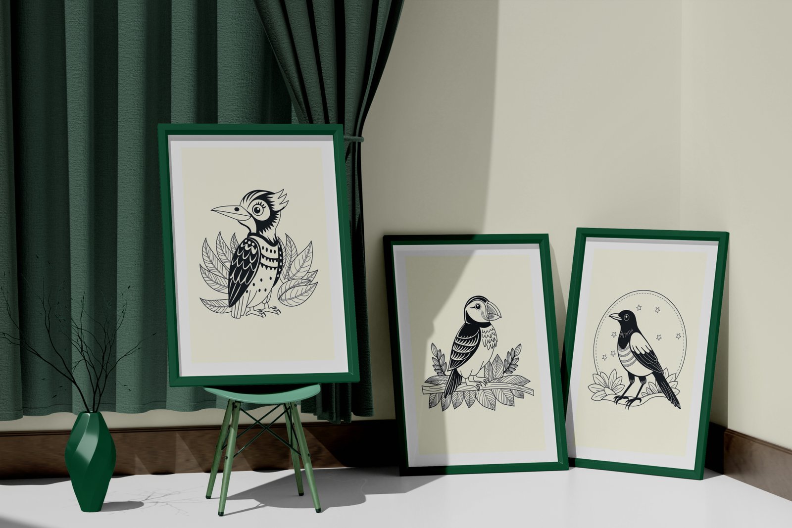 Vintage Nature Illustrations Bundle