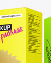 Two Paper Boxes Mockup