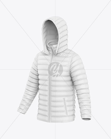 Glossy Down Jacket Mockup