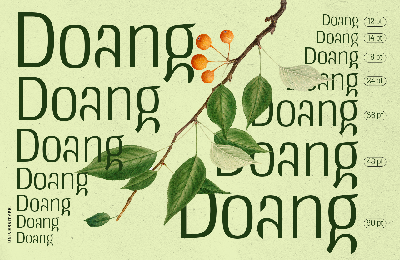 UT Doangs - An Ornament Display Font