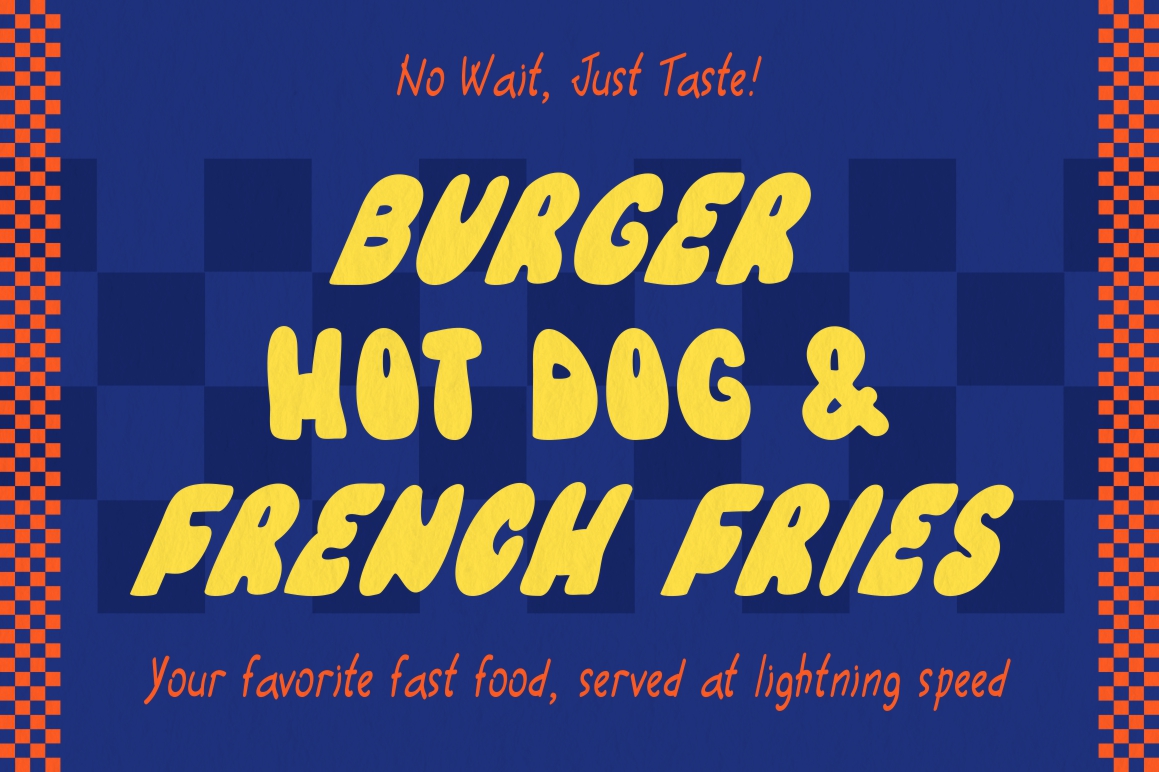 Quick Takeaway fast food fonts