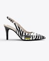 Glossy Slingback Shoe Mockup