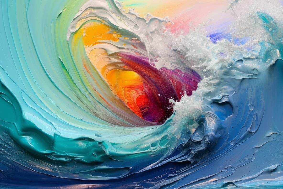 Paint waves