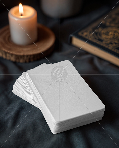 Stack of Cards Mockup