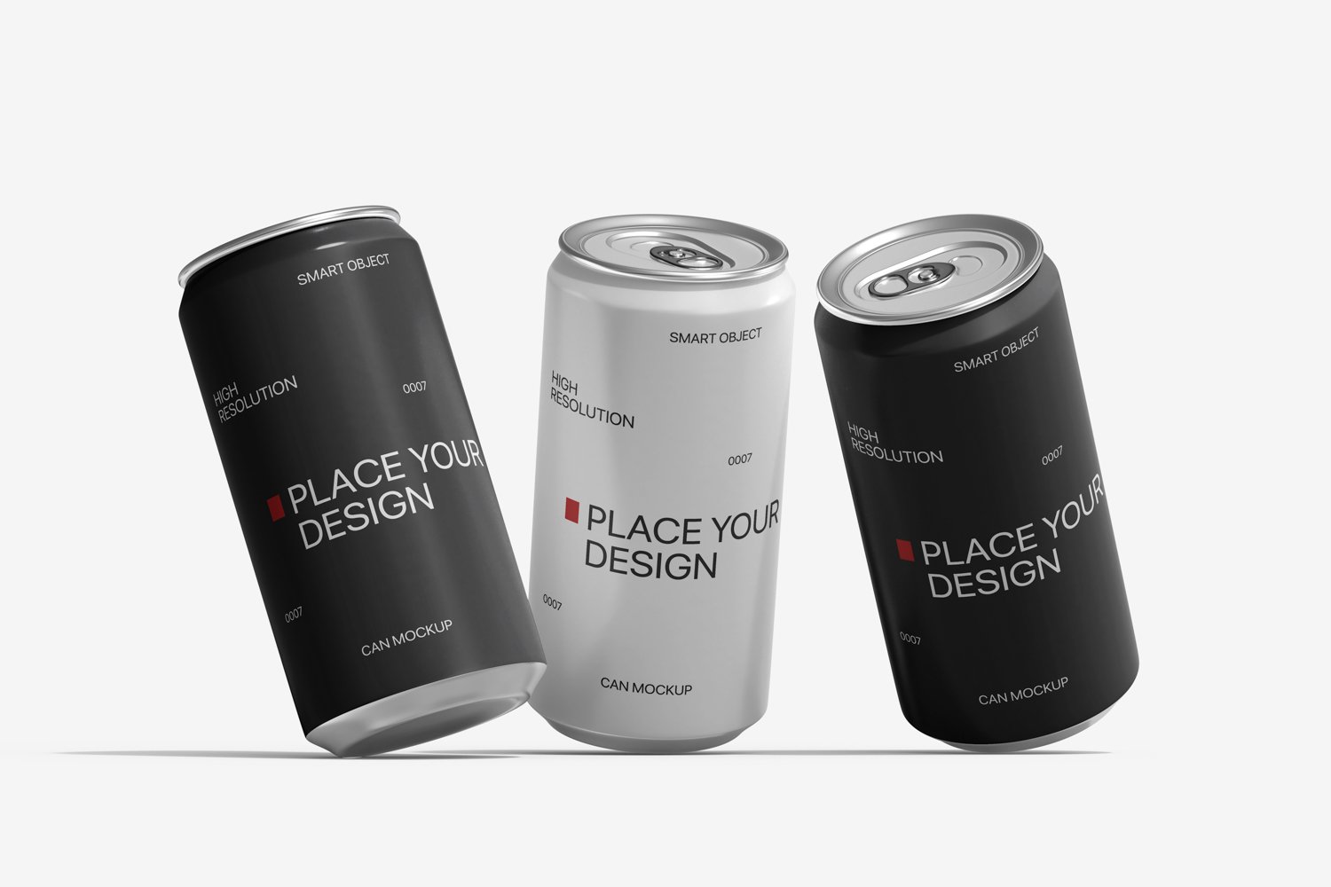 Soda Can Packaging Mockup