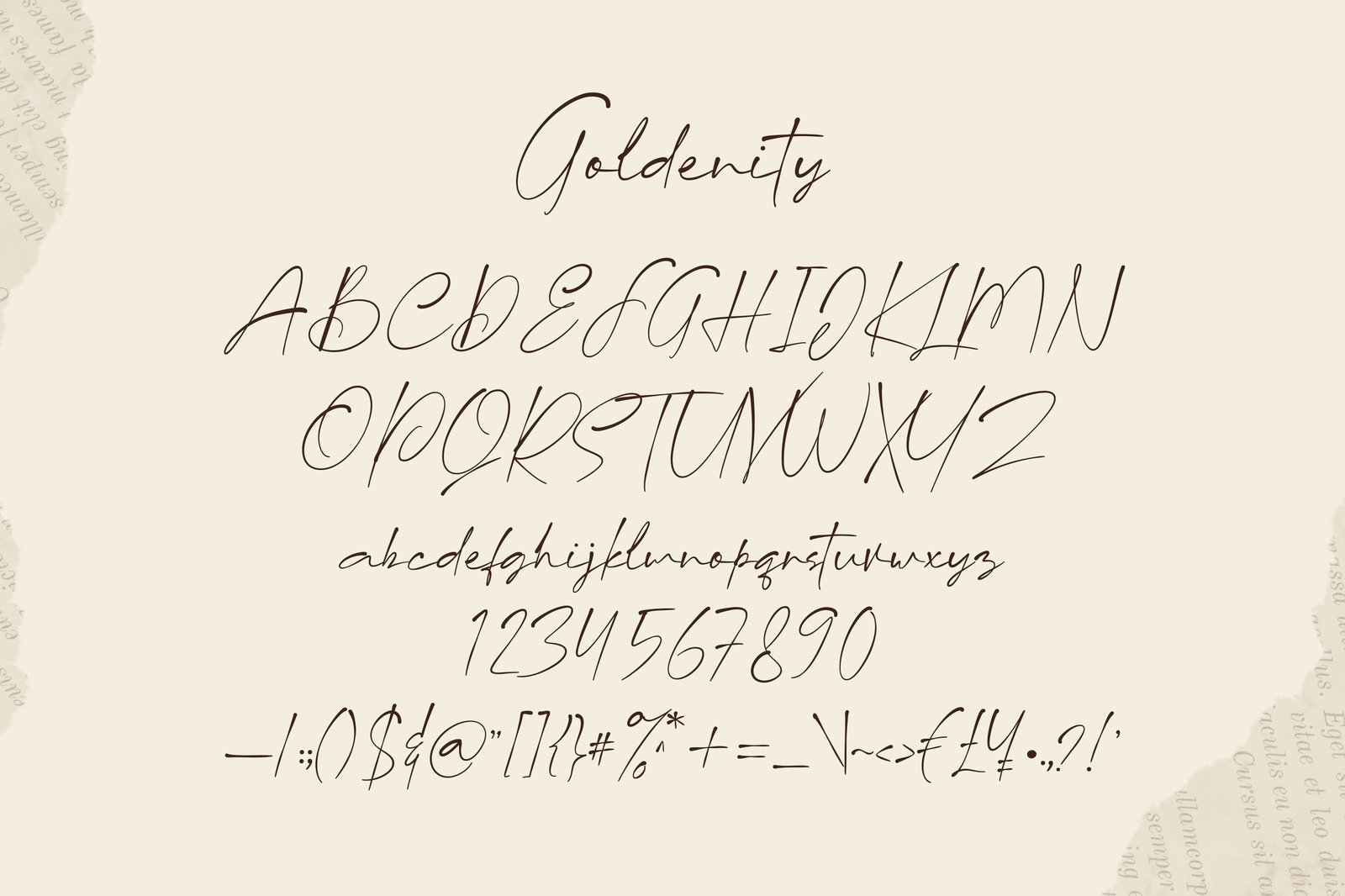 Goldenity Font