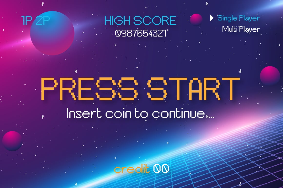 Bitend Geometric Edgy Y2K Pixel Font