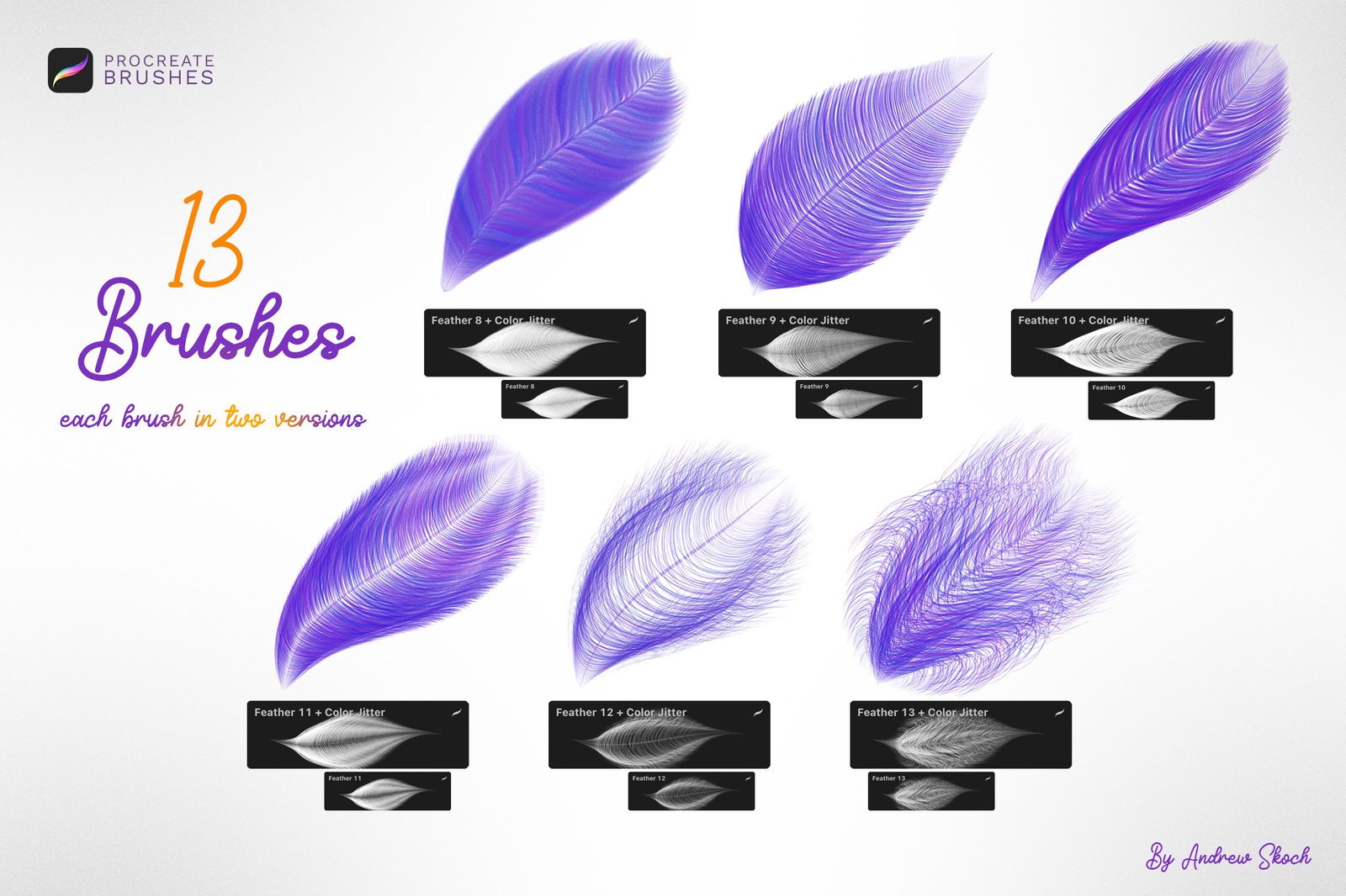 Feathers Procreate Brushes
