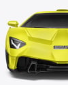 Sport Car Mockup - Front View