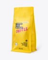 Matte Coffee Bag Mockup