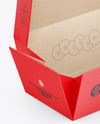 Kraft Paper Food Box Mockup