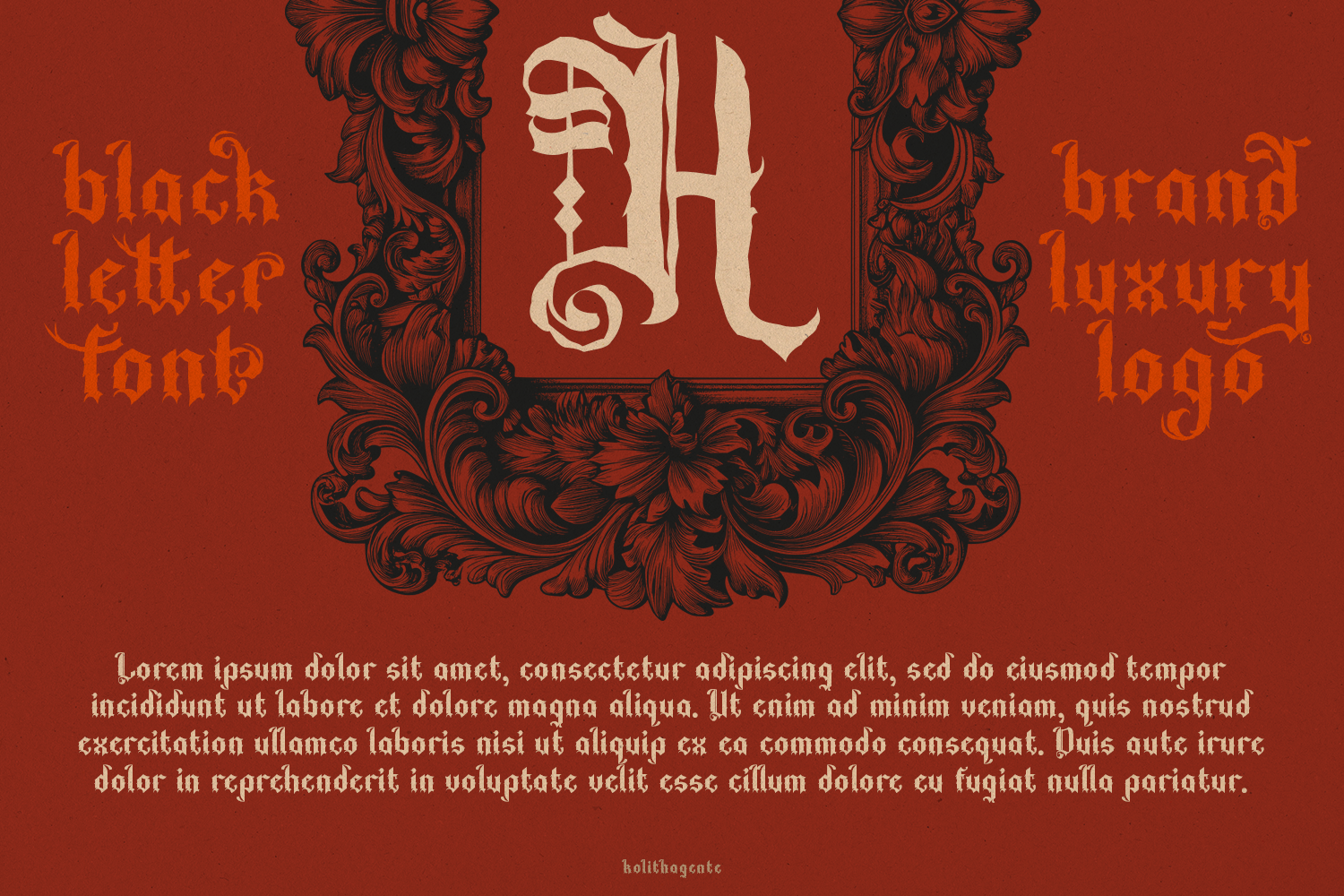 Kolithagente Blackletter Font