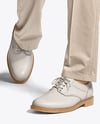 Man Wearing Golf Shirt and Chinos Mockup