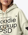 A Woman in a Hoodie Mockup