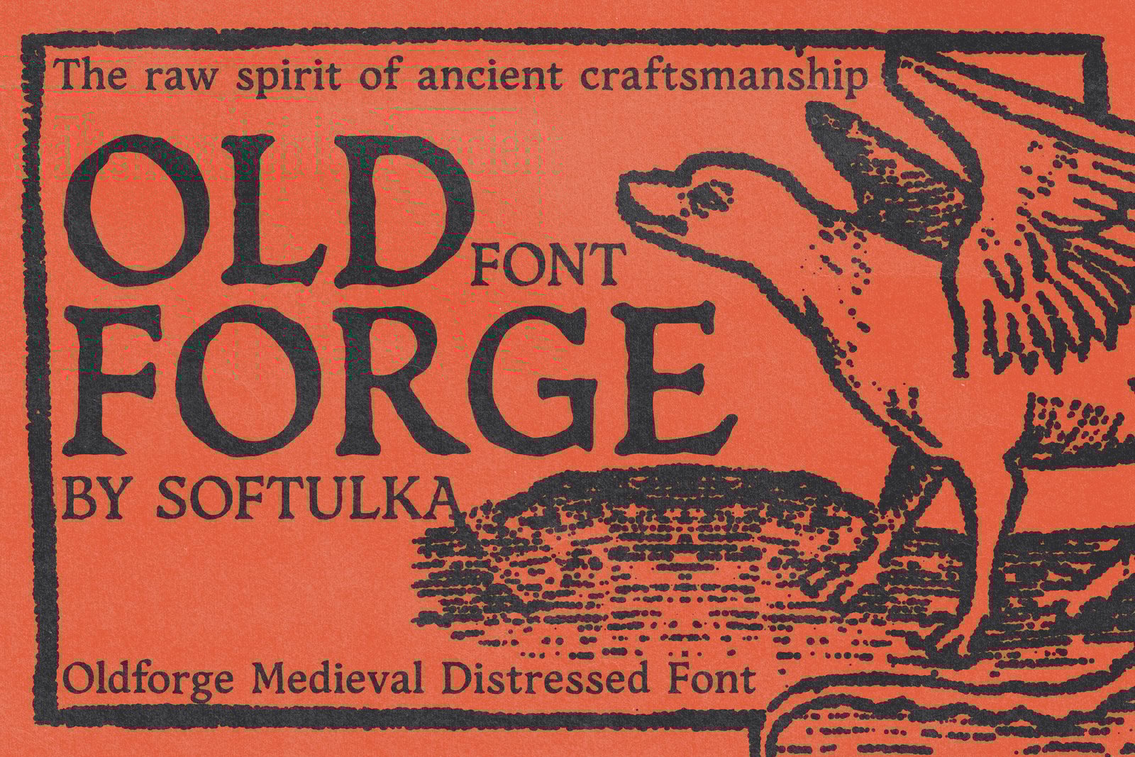 Oldforge Medieval Distressed Font