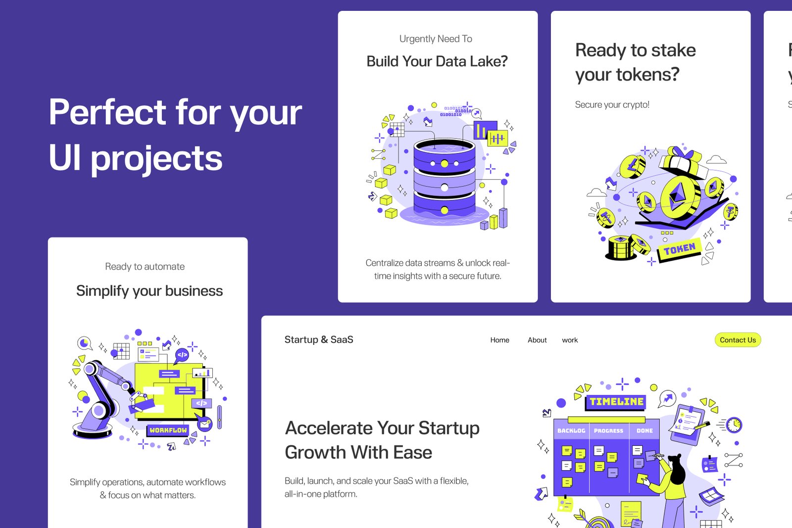 Startup and Saas illustration