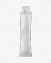 Matte Stick Sachet Mockup - Front View