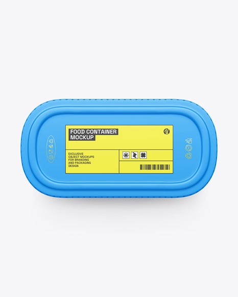 Matte Plastic Container in Paper Sleeve Mockup