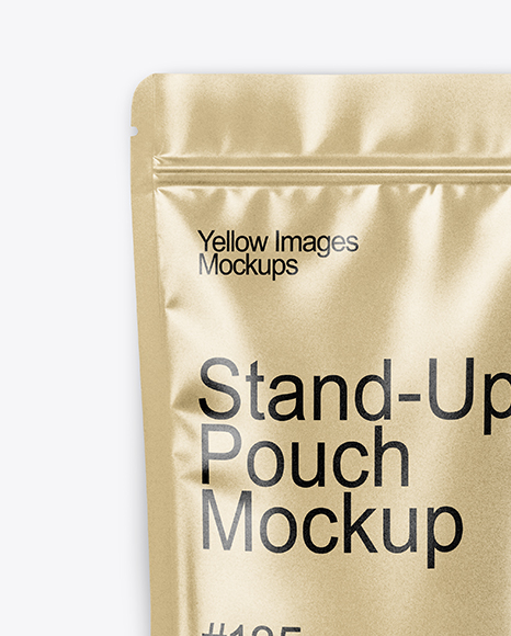 Kraft Stand Up Pouch Mockup