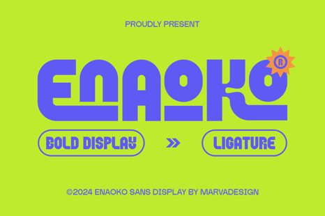 Enaoko Font - Fonts