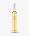 Clear Glass White Wine Bottle Mockup