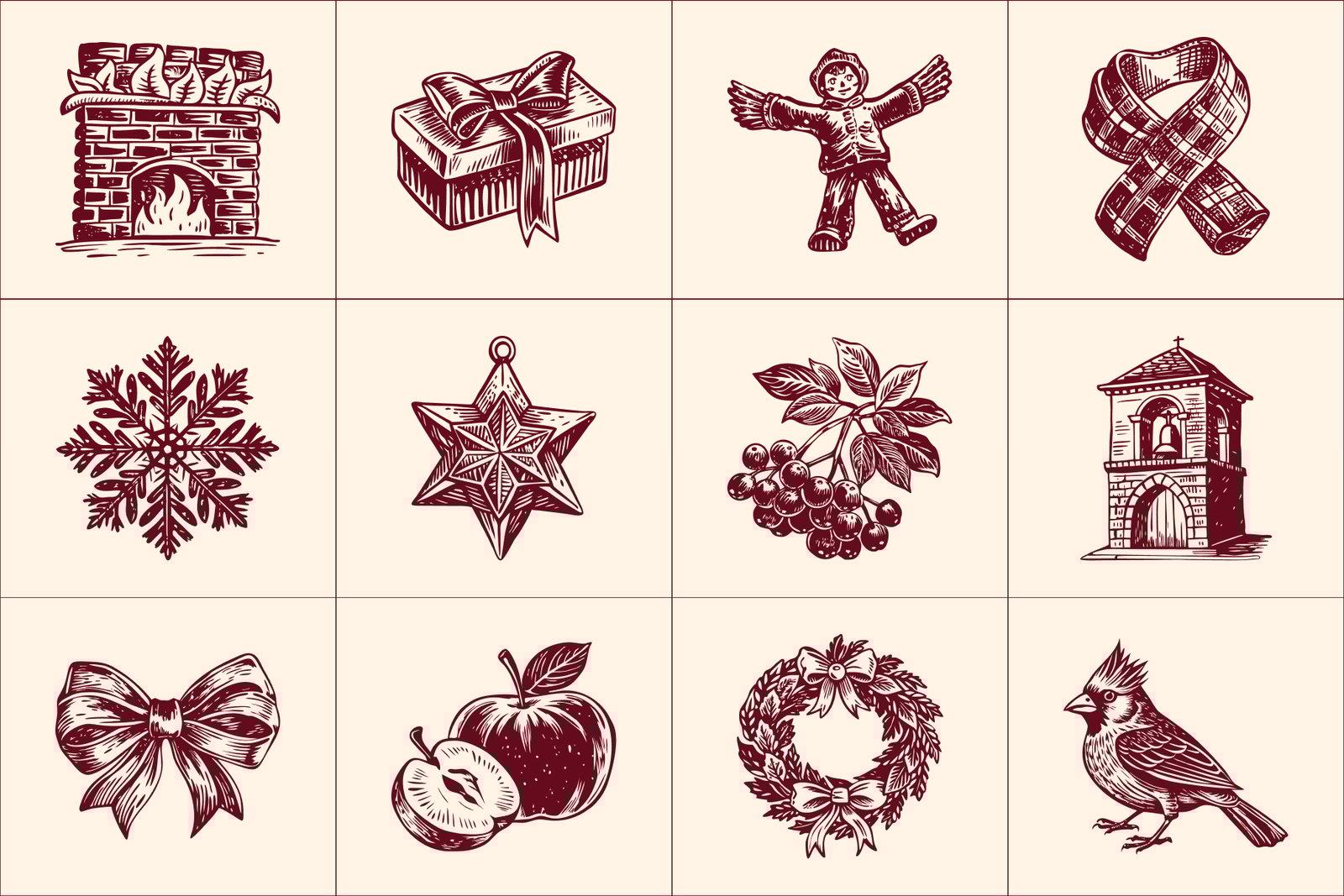 Vintage Christmas Illustrations