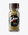 Glass Spice Jar with Thyme Mockup
