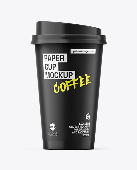 Coffee Cup Mockup – Front View
