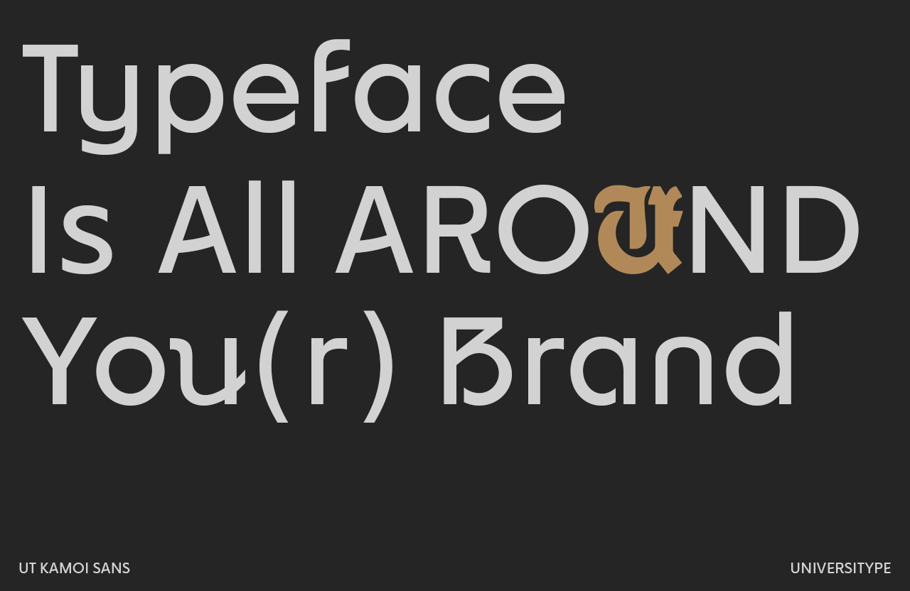 UT Kamoi Sans - A Geometric Sans Serif
