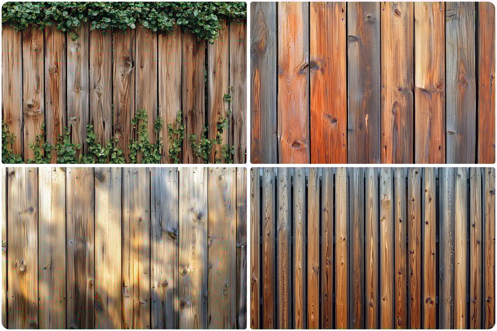 40 Wood Fence Texture Backgrounds