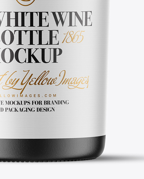 Ceramic Wine Bottle Mockup
