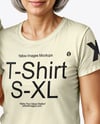 Senior Couple Wearing T-shirt and Jeans Mockup