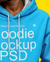 Black Man Wearing a Hoodie and Sunglasses Mockup