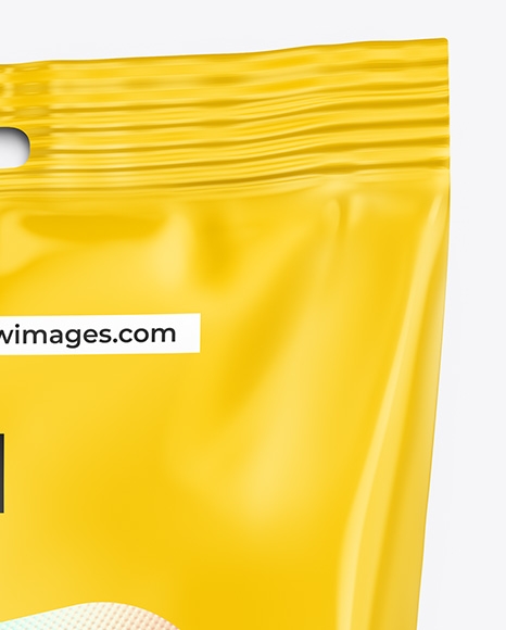 Glossy Snack Package Mockup
