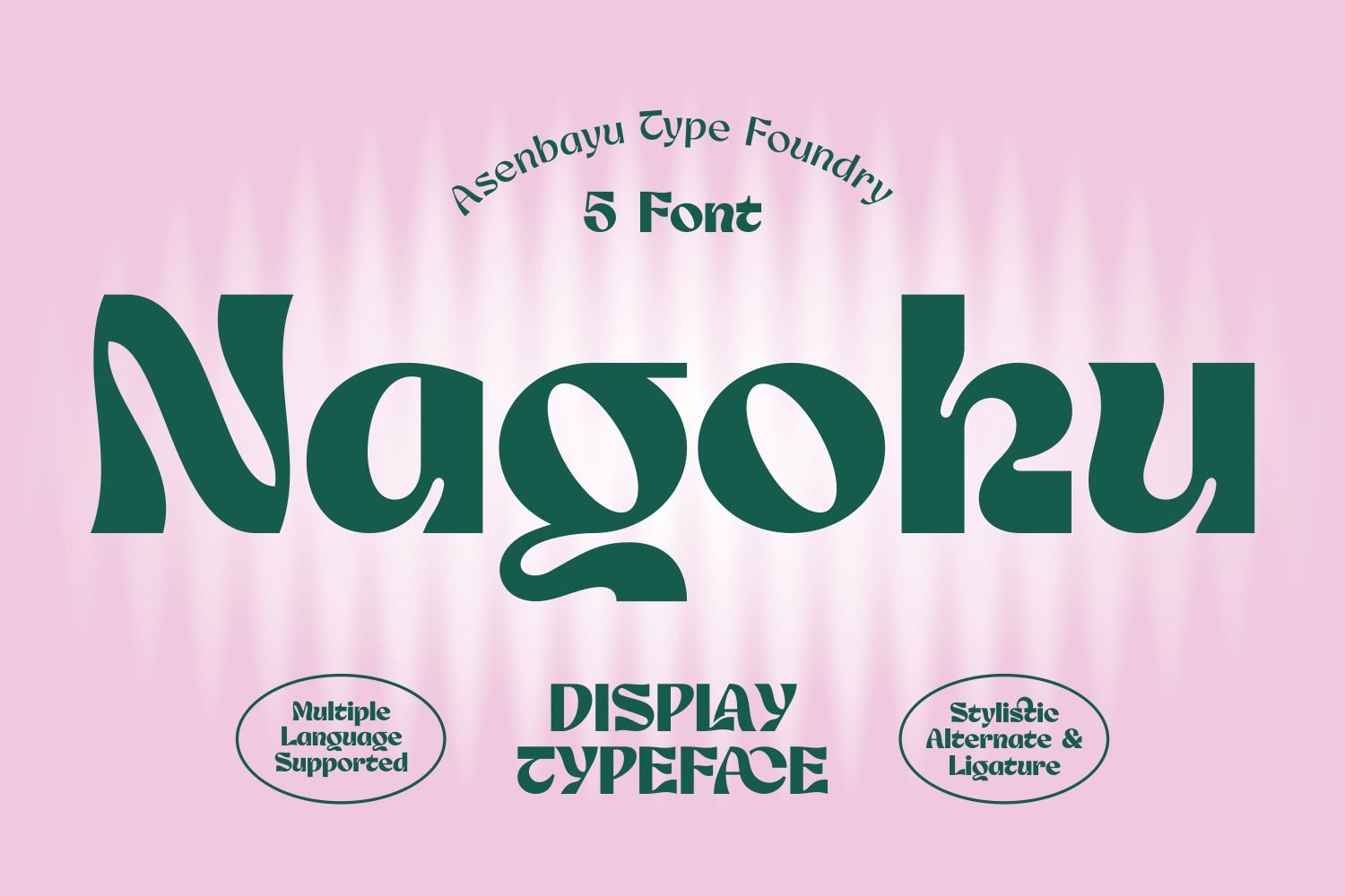 Nagoku - Retro Display Font