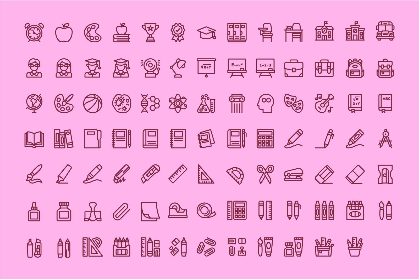 Mega Bundle: 500+ Vector Line Icons
