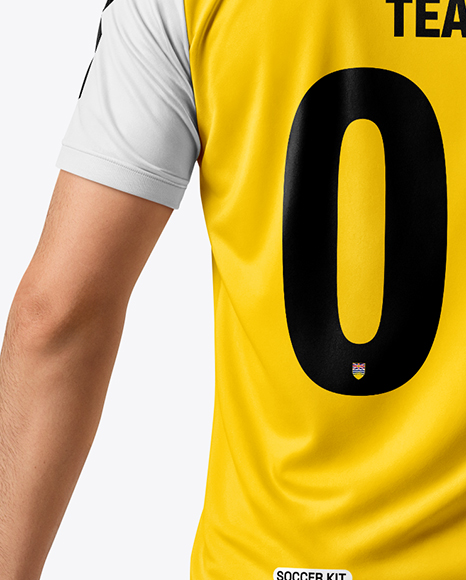 Man Wearing Full Soccer Kit Mockup