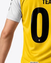 Man Wearing Full Soccer Kit Mockup