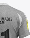 Heather T-Shirt Mockup - Back View