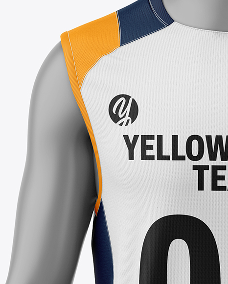 Training Sleeveless Kit Mockup - Front View